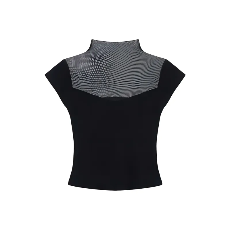DOKZB T Shirts Women's Black-1