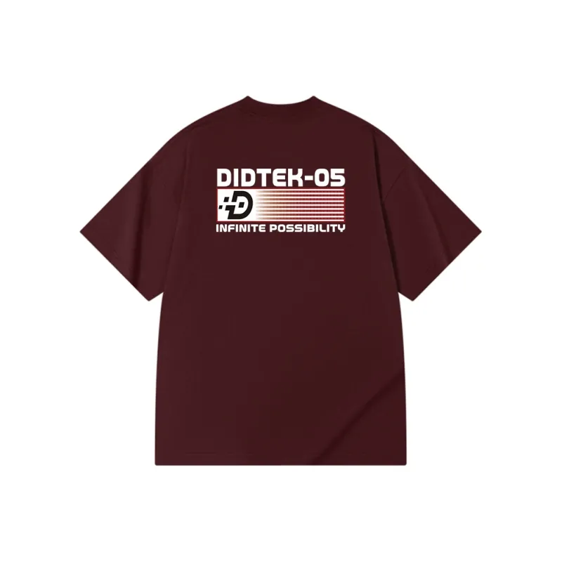 DIDTEK Drop Shoulder Sleeve Short Sleeved T Shirts Unisex-12