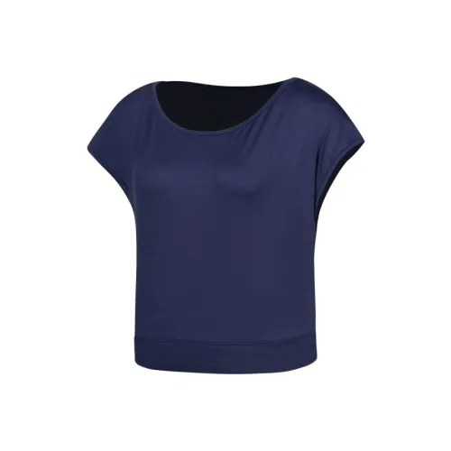 Asics NAGINO T Shirt Women's Navy Blue
