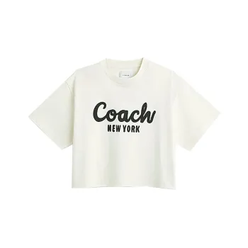 COACH SS24 T Shirt Women's Cream