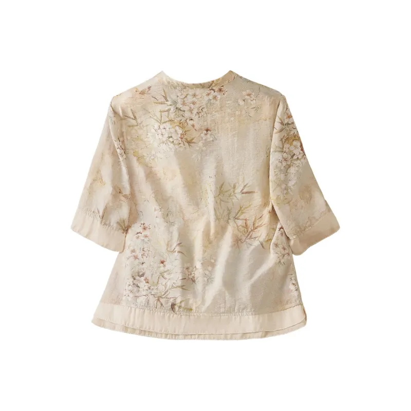 Cypress House Shirt Women's Gray Apricot-1