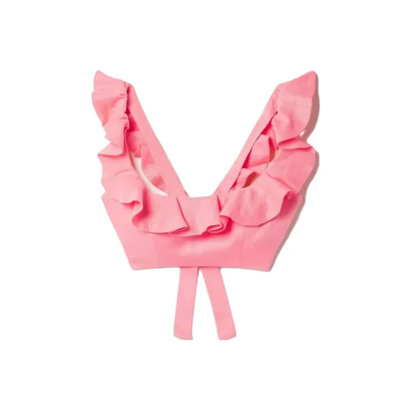 Zimmermann Crop Tops Women's Pink-0