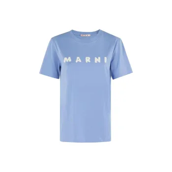 MARNI Scribbled Logo Jersey T Shirt