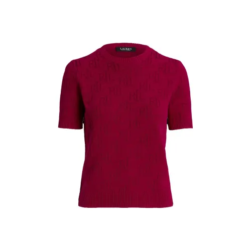 Polo Ralph Lauren Crop Tops Women's Rose Red