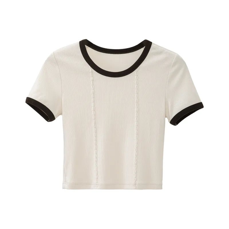 Fstudio Short Sleeved T Shirt Women's White-0