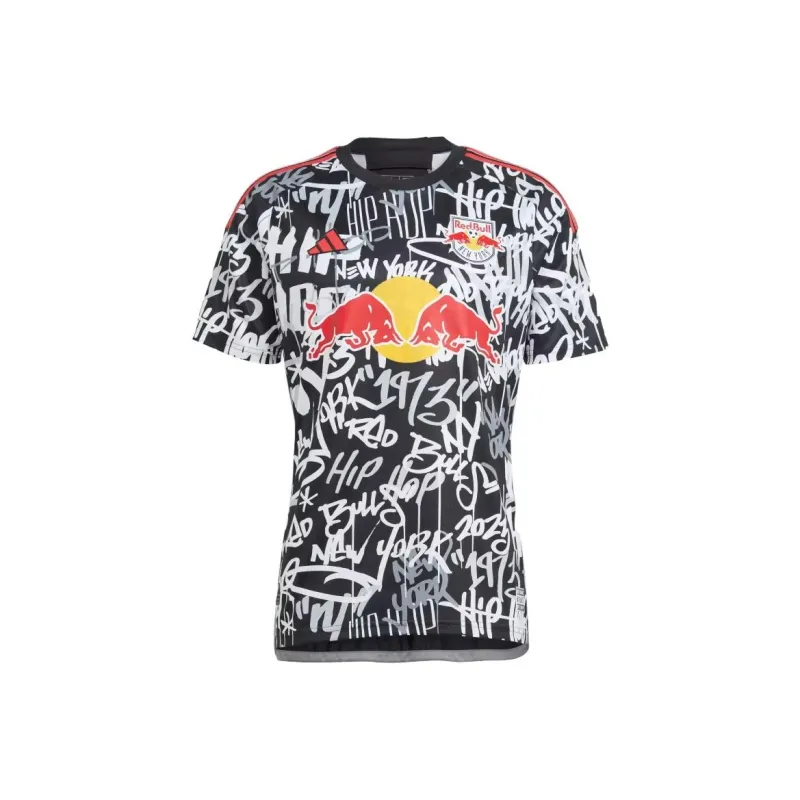 Adidas New York Red Bulls Soccer Jerseys Men Black-0