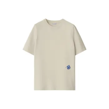 Burberry Equestrian Knight Printed Crewneck T Shirt