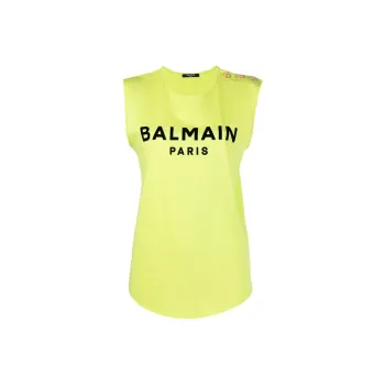 BALMAIN T-Shirts Women's Yellow