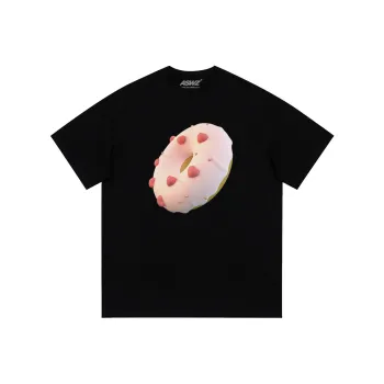ASWZ Crew Neck Loose Fit Straight Short Sleeved T Shirt Women's