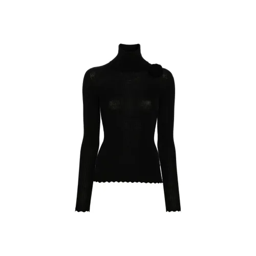SportMax Ululato Roll Neck Cropped Jumper
