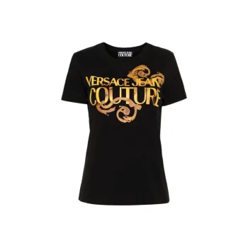 VERSACE JEANS COUTURE Barocco Printed Crewneck T Shirt