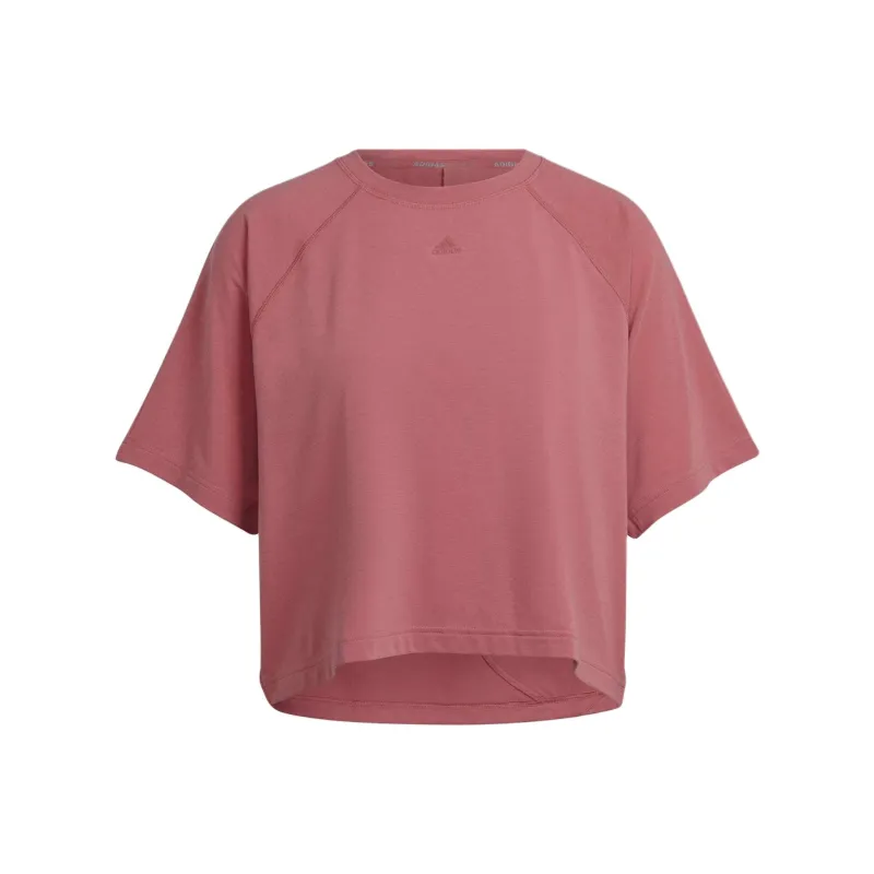 Adidas T Shirts Women's Wonder Red-0