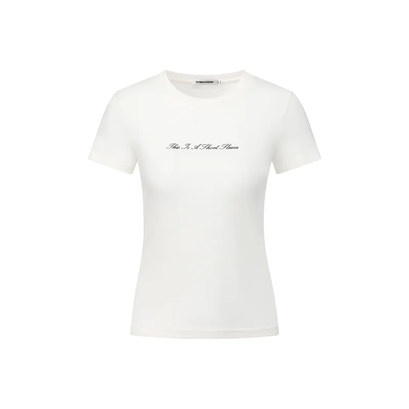 CLIMAX VISION Set in Sleeve T Shirt Women's-0