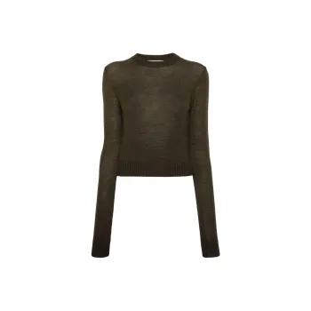 JIL SANDER SS24 Sweater Women's Olive Green
