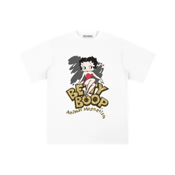 BETTY BOOP Drop Shoulder Sleeve T Shirt Women's