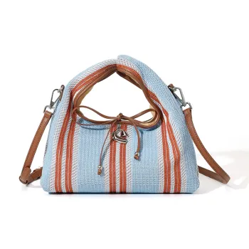 MASTER CANVAS Fabric Shoulder Bag, Crossbody Bag, Handbag Women's Blue