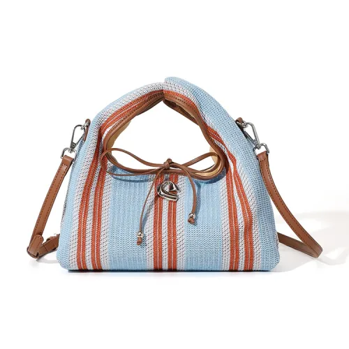 MASTER CANVAS Fabric Shoulder Bag, Crossbody Bag, Handbag Women's Blue