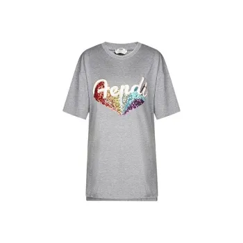 FENDI T-Shirts Women's Dark Gray