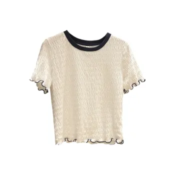 Ning Cai Yuer Set in Sleeve T Shirt Women's