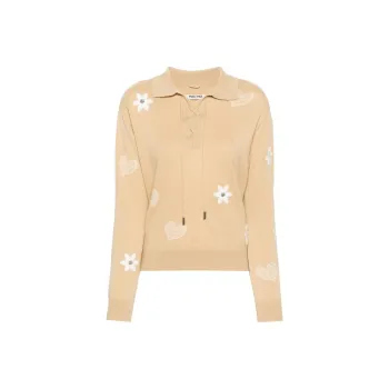 Max & Moi Pinta Floral embroidered Jumper
