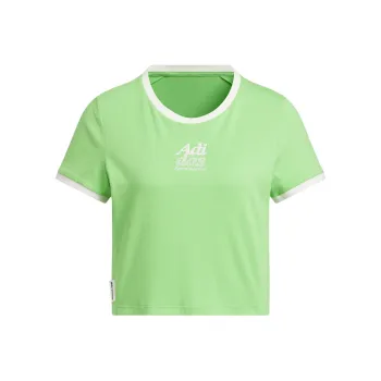Adidas T Shirt Women's Sour Green