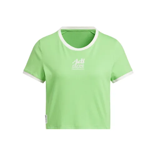 Adidas T Shirt Women's Sour Green