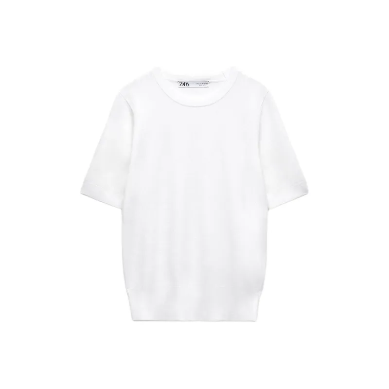 ZARA T Shirts Women's White-0