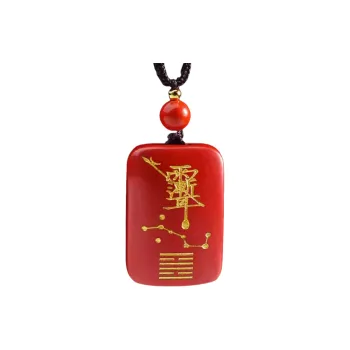 Sweet Kisses Reconstructed Cinnabar Necklaces Unisex