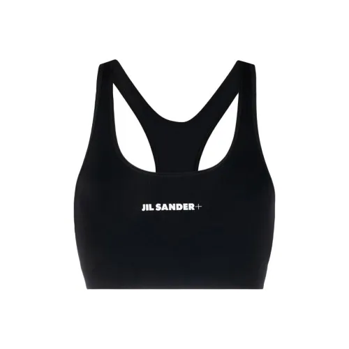 JIL SANDER + Logo Printed Sport Bra