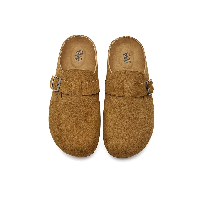 AAA SINCE 1955 Rubber Sole Abrasion Resistant Slip Resistant Closed Toe Slippers Women's-18