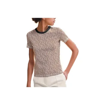 HERMES Regular T Shirt Women's Chestnut Brown
