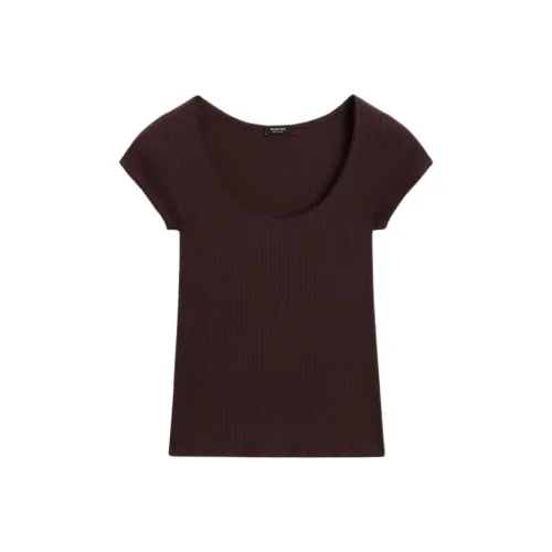 Massimo Dutti T Shirt Women's Brown