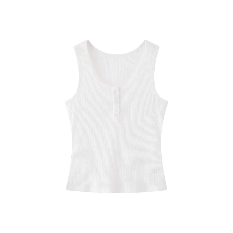 ZAZN Tank Tops Women's White-0