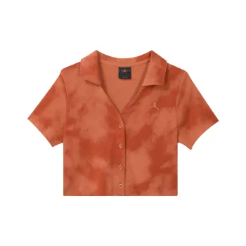 Jordan T Shirt Women's Gray Peach Red