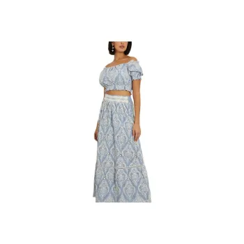 GUESS T Shirts Women's Blue