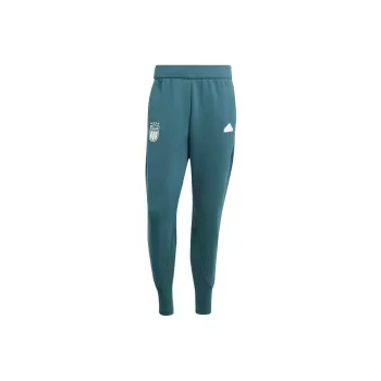 Adidas ITALY TRAVEL TRACKSUIT BOTTOMS Soccer Bottoms Men's Dark Green