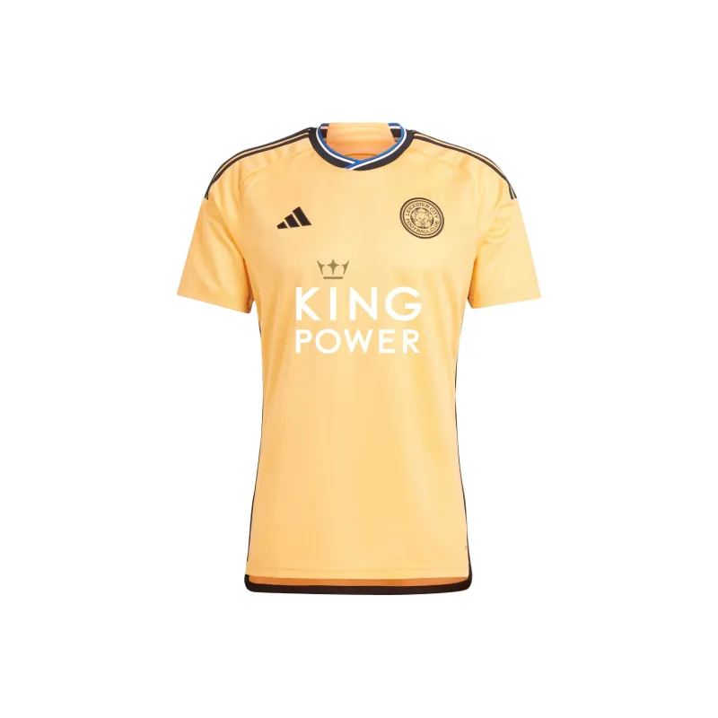 Adidas Leicester City Fc 23/24 Third Jersey Soccer Jerseys Men's Yellow-0