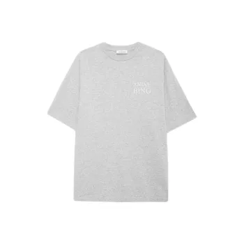 Anine Bing Myers Serif Ny Crewneck T Shirt