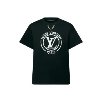 LOUIS VUITTON Flocked Lv T Shirt