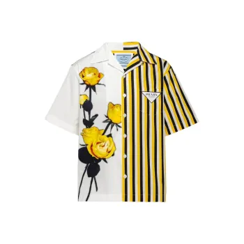 PRADA Shirts Men Yellow
