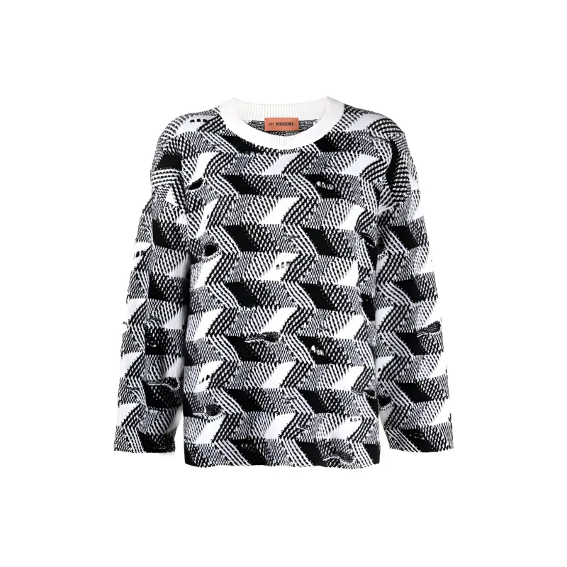 MISSONI Woven Crewneck Knitted Jumper-0
