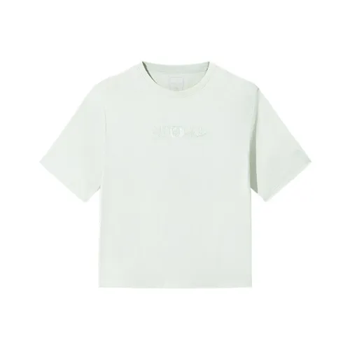 Anta Comprehensive Training Collection Sports Lifestyle Collection Regular T Shirt Women's Wu Aqua Green