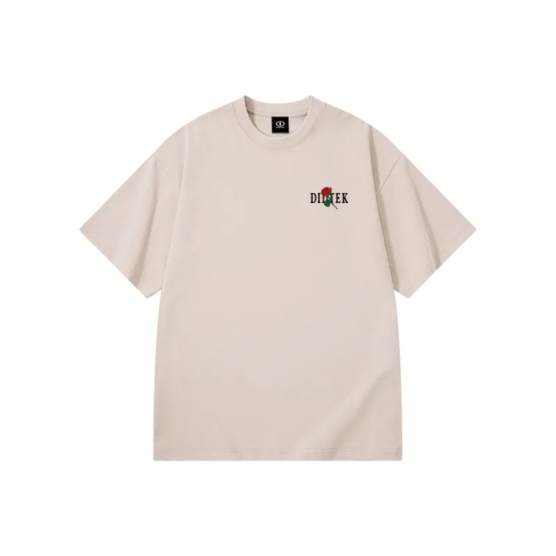 DIDTEK Drop Shoulder Sleeve Short Sleeved T Shirts Unisex-4