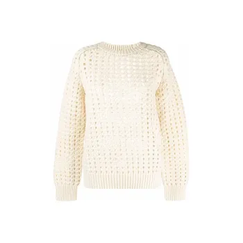 Bottega Veneta Open Knitted Crewneck Jumper