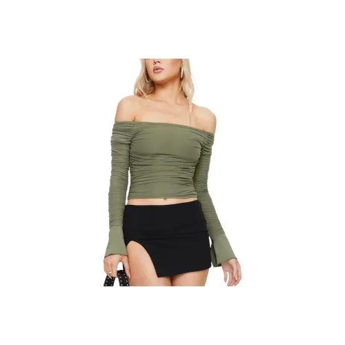PRINCESS POLLY T-Shirt Women's GREEN/Green