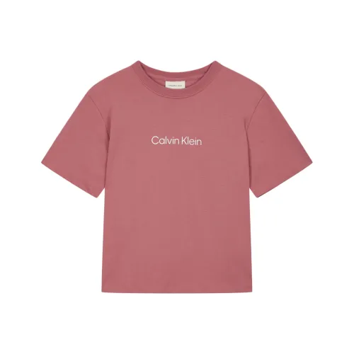 CALVIN KLEIN T Shirt Women's Brick Red