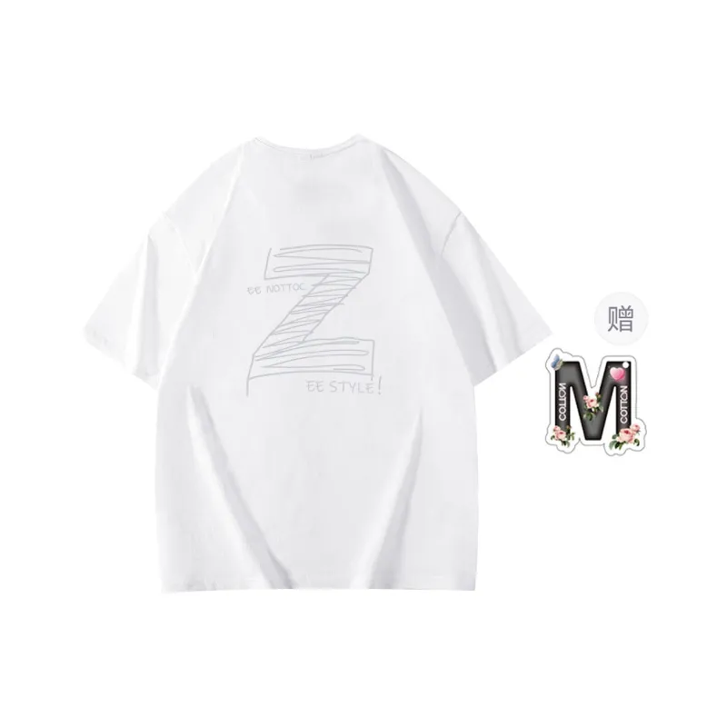 Cotton shopping T Shirts Unisex-3