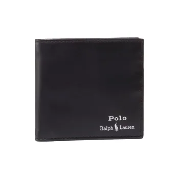 Polo Ralph Lauren Leather Wallet Men's Black