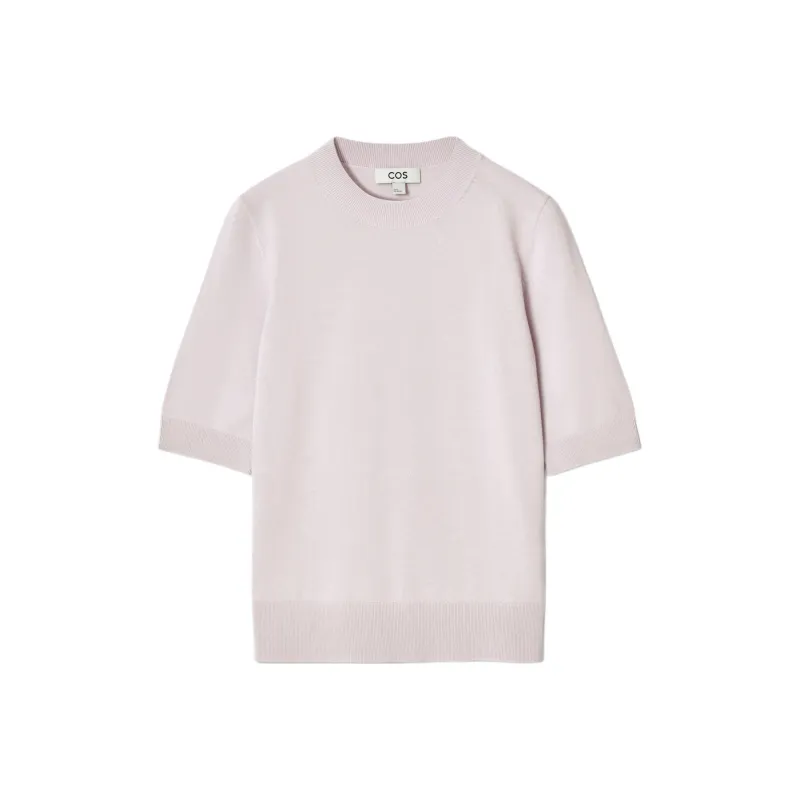 COS Regular T Shirt Women's Lilac Color-0