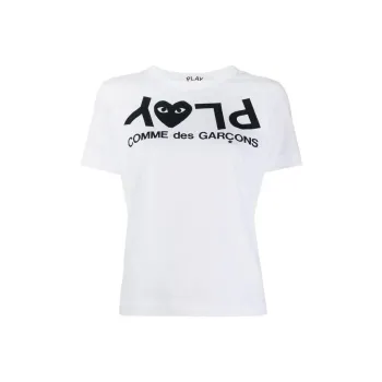 CDG Play T-Shirts Women's White